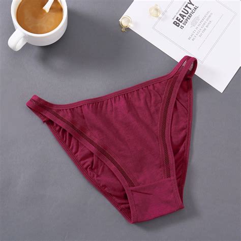 Finetoo Pcs Set Sexy Lingerie Women Panties Lace Underwear Female Underpants Cotton Briefs Low
