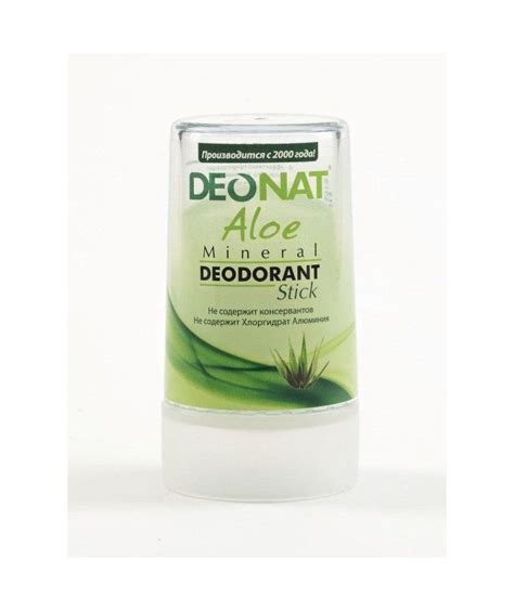 Deonat Дезодорант-кристалл стик с соком Алоэ, 40 г купить в Минске ...