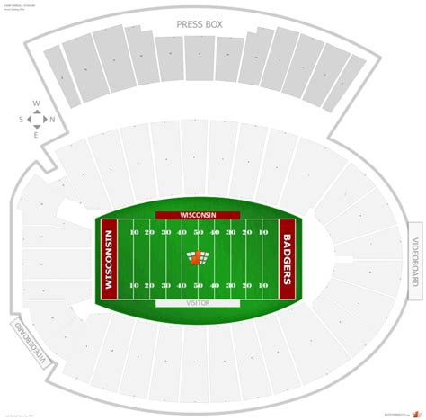 New luxury suites will update the camp randall stadium seating chart 15