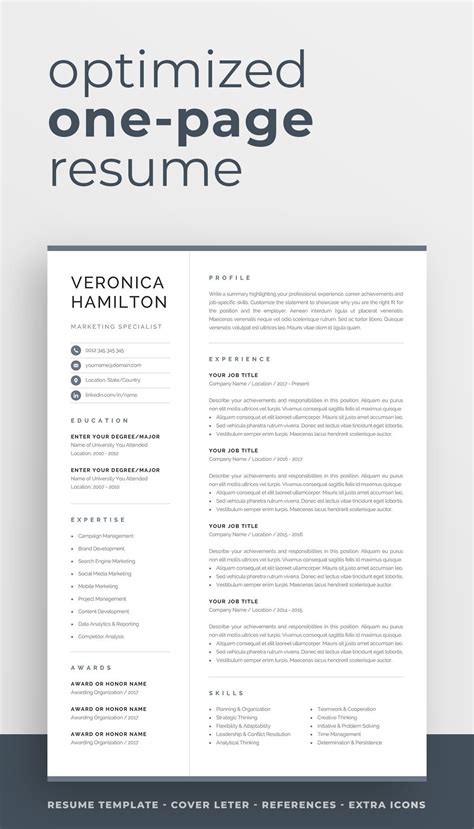 pin  resume templates