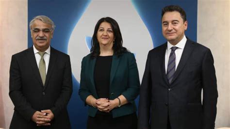 Ali Babacan HDP li Pervin Buldan ve Mithat Sancar la görüştü Erken