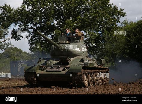 Soviet T3485 World War Ii Tank Stock Photo Alamy