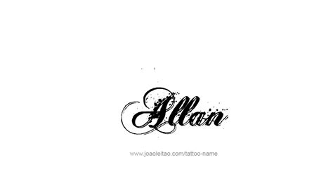 Allan Name Tattoo Designs Artofit