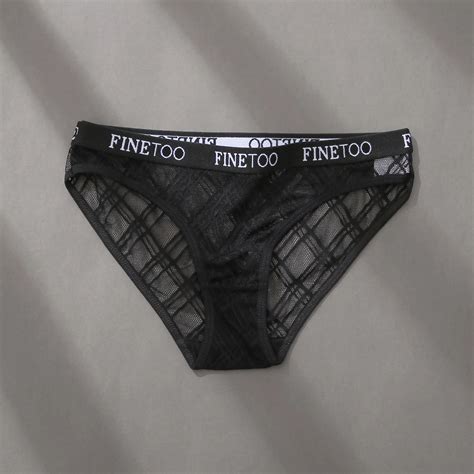 Finetoo New Wholesale Women Sexy Fashion Seamless Soft Lace Briefs M Xl Panties Female Lingerie