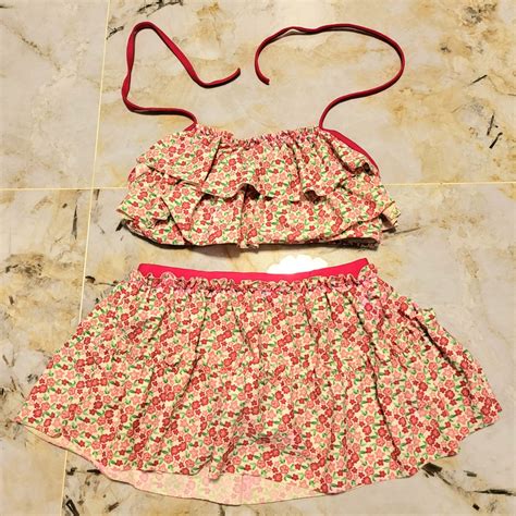 Bikini Swimwear Swimming Costume Set With Skirt And Top Padding Women S Fashion Swimwear