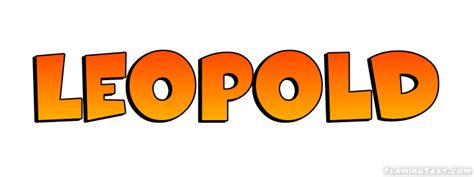 Leopold Лого | Бесплатный инструмент для дизайна имени от Flaming Text