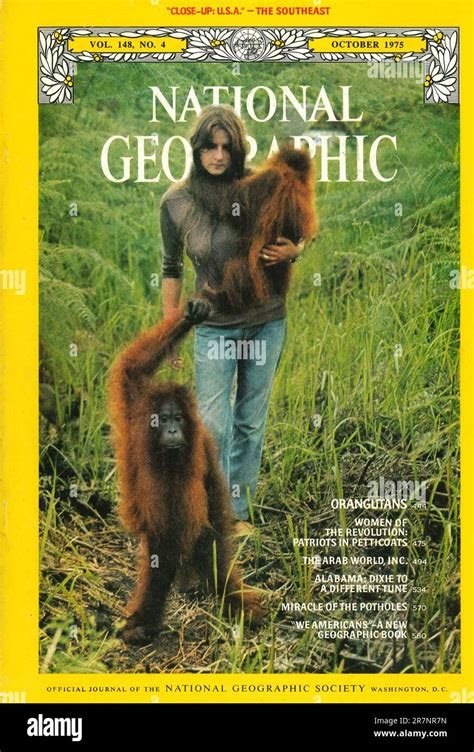 National Geographic Magazine Cover October 1975 Stock Photo Alamy