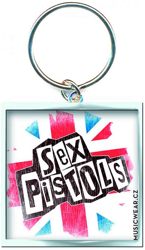 Sex Pistols klíčenka Union Jack Musicwear Trička mikiny
