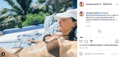 Carolina G Mez Presumi Su Figura Con Peque O Bikini A A Os De Haber Sido Se Orita Colombia