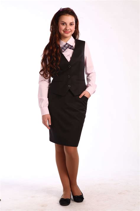 Юбка жилет для учителей - 75 фото