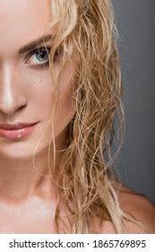 Sexy Blonde Portrait With Wet Hair Royalty Free Images Stock Photos Pictures Shutterstock