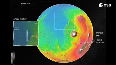 esa earth tones  mars