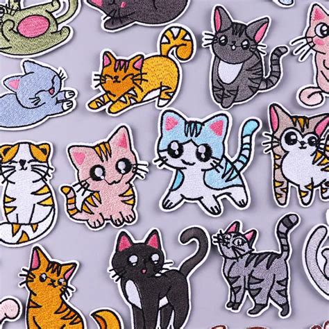 Термоклейкая нашивка с котом | AliExpress