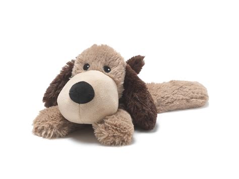 Peluche WARMIES Junior Brown Dog hot water bottle plush Idade Mínima Recomendada 1 ano
