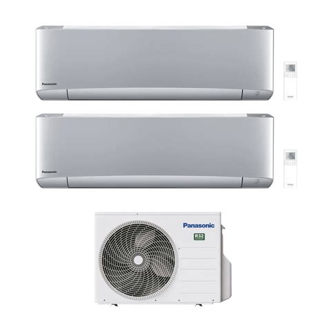 Condizionatore Panasonic Dual Split Etherea Silver Btu Wifi