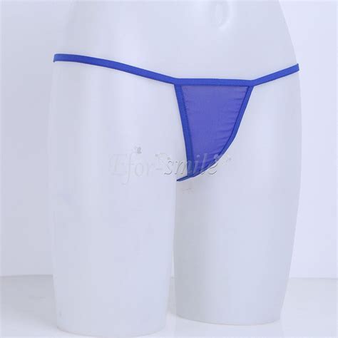 UK Sexy Mens Lingerie Micro Mini Thong G String Bikini Underwear T Back Briefs EBay