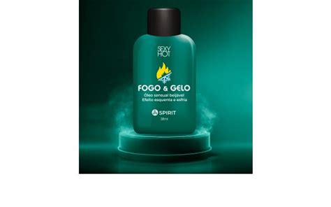 Óleo para Massagem Sexy Hot Fogo e Gelo Beijável Spirit Beleza Na Web