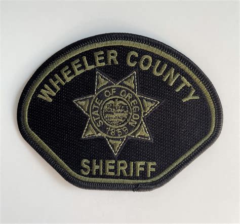 Wheeler County Sheriff’s Office Collectible Patch – Oregon State ...