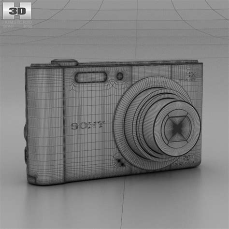Sony Cyber-shot DSC-W800 Черный 3D Модель $149 - .max .lwo .ma .obj ...