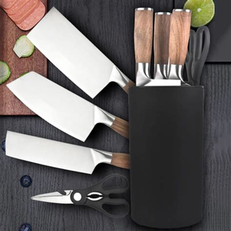 Professional Chef Knife Set Kitchen Knife Holder Stainless Steel