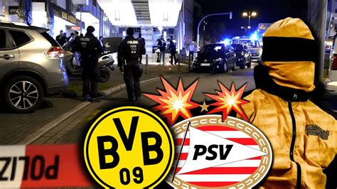 Brutale Schl Gerei Vor Dem Spiel Dortmund Vs Eindhoven Youtube