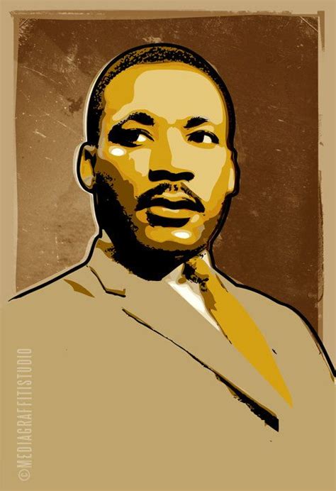 Martin Luther King Art Mlk Art Print Portrait Etsy Martin Luther