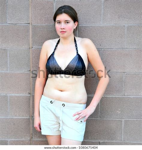 Plus Size Fashion Model Posing Bikini Stock Photo Shutterstock
