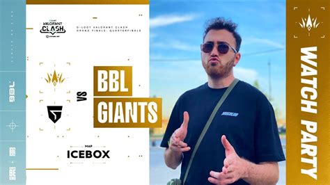 Bbl Vs Giants Icebox G Loot Valorant Clash Watch Party Youtube