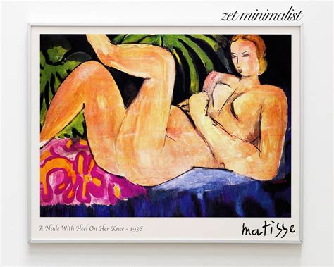 Henri Matisse Large Reclining Nude Vintage Poster Art Print Matisse Print Matisse Poster