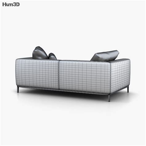 Natuzzi Trevi Sofa 3d Model Download In Max Obj Fbx C4d