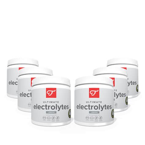 6x Ultimate Electrolytes Lemon 315 Gram Foodie