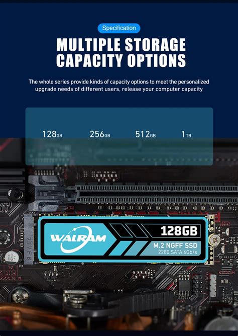 Внутренний жесткий диск Walram M.2 SATA 128 ГБ 256 ГБ 512 ГБ SSD 1 ТБ ...