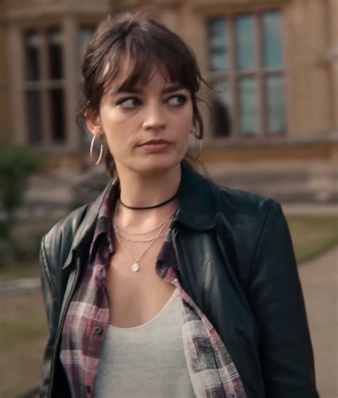 Sex Education Emma Mackey Maeve Wiley Leather Jacket