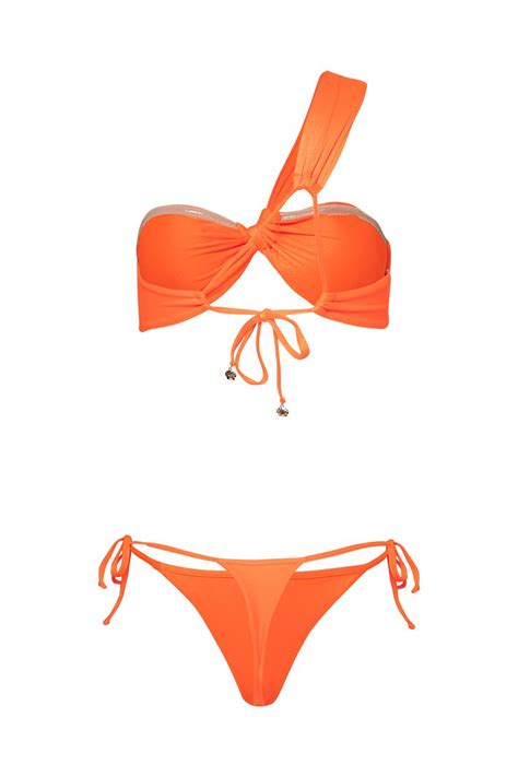 Bikini Bronceador Amelie Naranja Oleaje Swimwear