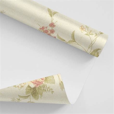 Papel De Parede Adesivo Floral Vintage Flores Nude Quarto Madeiramadeira