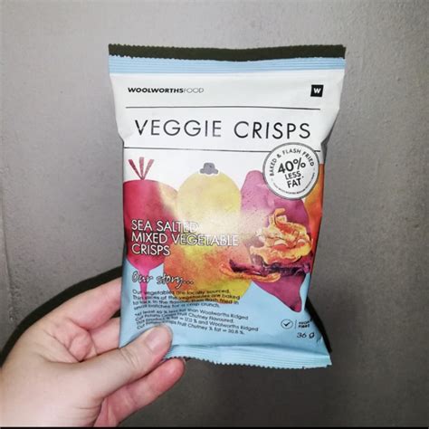 Woolworths Food Veggie Crisps Sea Salted Mixed Vegetable Crisps Reviews