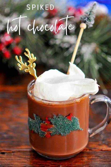 Boozy Spiked Hot Chocolate Recipe Gastronom Cocktails