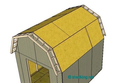 Shed Roof Gambrel, How to Build a Shed, Shed Roof