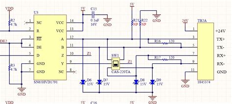 SN65HVD1791 SN65HVD1291 Full Duplex Transmit Signal Steadily Drifts