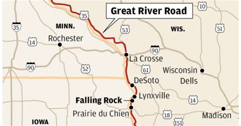 Great River Road Map