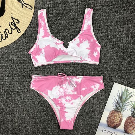 Sexy High Waist Bikini Split Swimsuit On Luulla