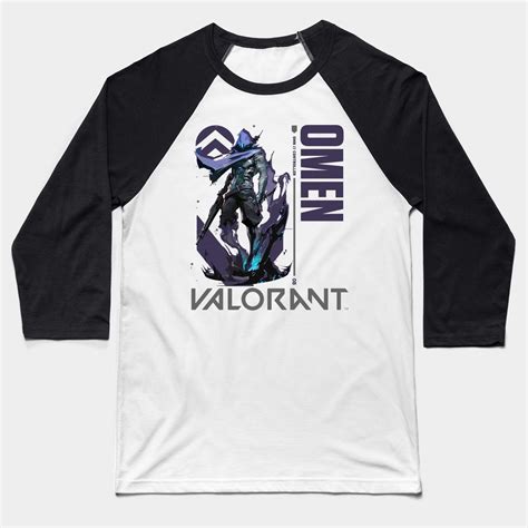 Valorant Omen Baseball Tee Valorant Tees Baseball Tee Tops