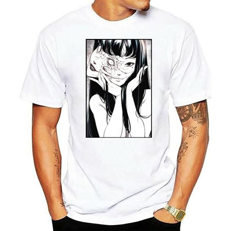 Buy Est Men Tshirt Punk Tops Tomie Junji Ito Uzumaki Manga Anime Guro