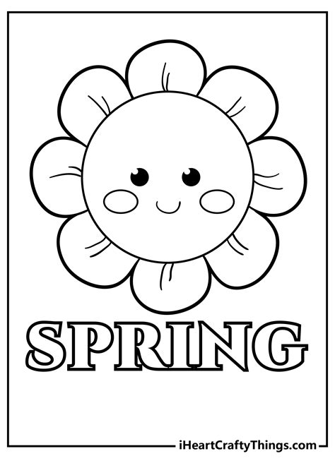 Spring Coloring Pages Printables - prntbl.concejomunicipaldechinu.gov.co