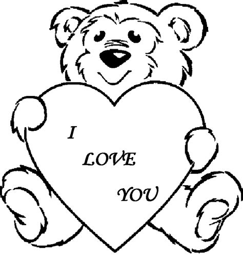 Love Heart Coloring Pages - Coloring Home