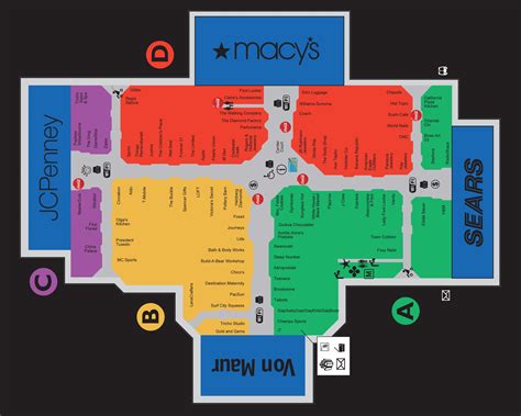 Map Of Briarwood Mall Ann Arbor Mi