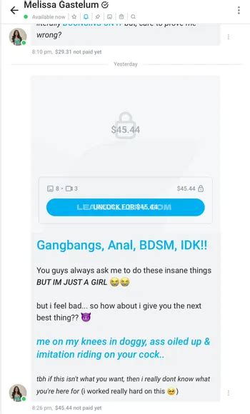 Melissagstm Melissagastelum Exclusive Leaked Nude Onlyfans