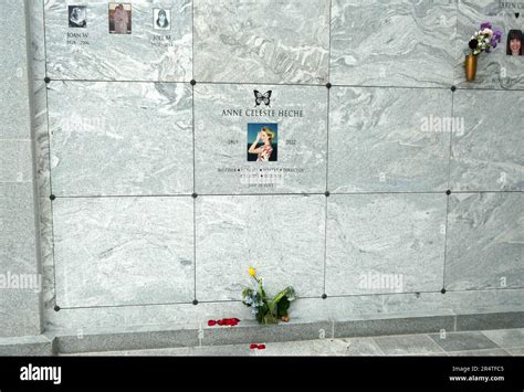 Los Angeles California Usa 28th May 2023 Actress Anne Heche Grave At