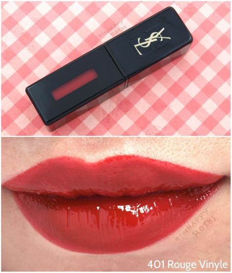 Yves Saint Laurent Ysl Vinyl Cream Lip Stain In 401 Rouge Vinyle