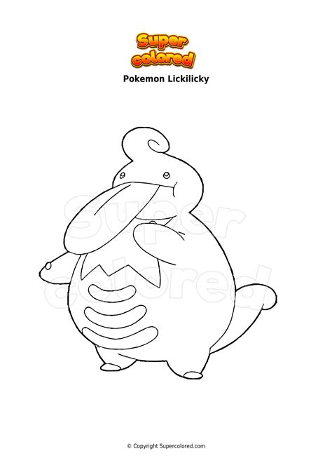 Dibujo Para Colorear Pokemon Lickilicky Supercolored The Best Porn Hot Sex Picture